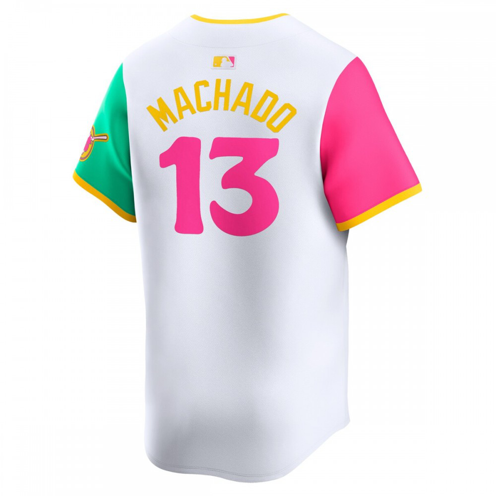Manny Machado San Diego Padres City Connect Limited Player Jersey - White-Pro Kit Vault | Brand New 26/27 Sports Jerseys